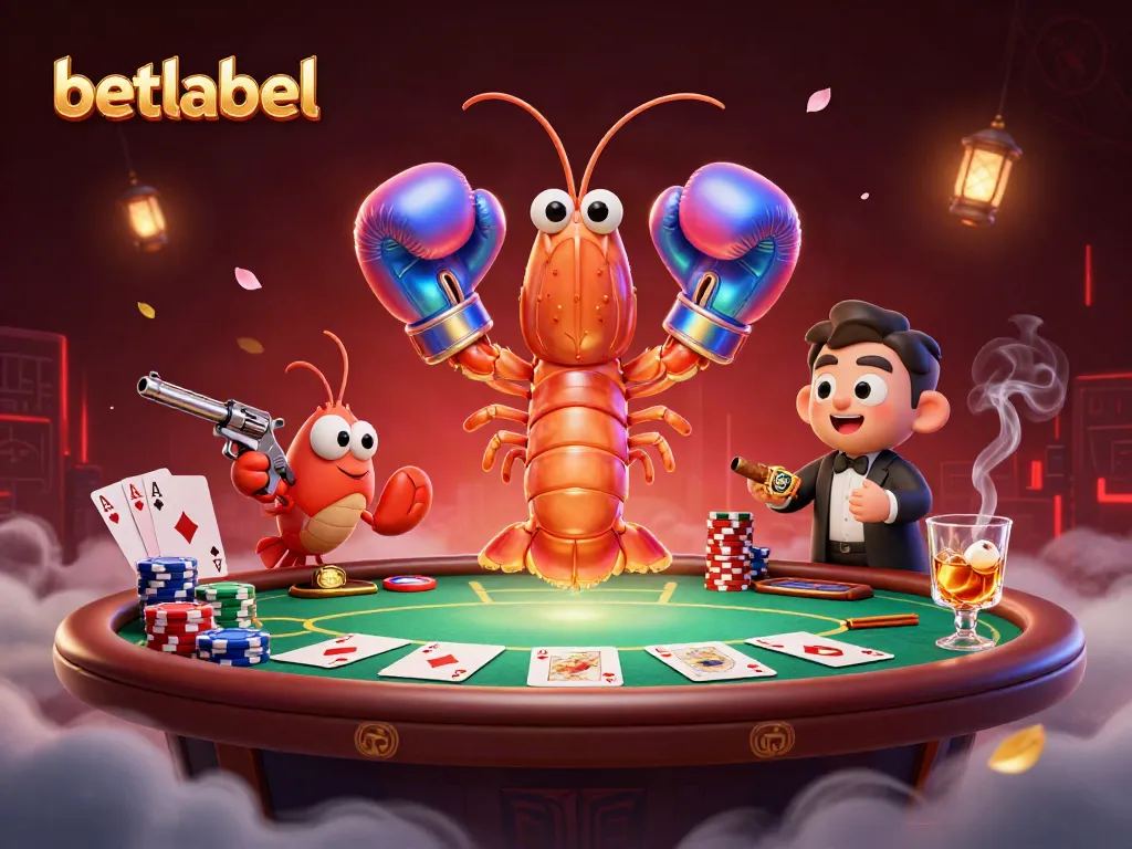 Experience thrilling gameplay with betlabel from a vibrant poker scene with colorful chips and cartoon sea characters.