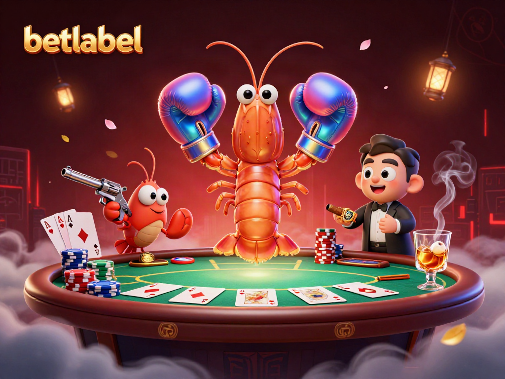 Experience thrilling gameplay with betlabel from a vibrant poker scene with colorful chips and cartoon sea characters.